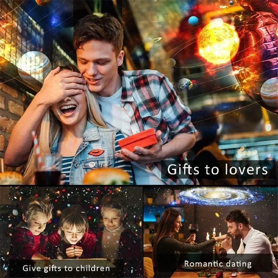 13 in 1 Star Projector, Night Light Galaxy Projector Starry Sky Projector 360° Rotate Planetarium Lamp For Kids Bedroom Deco 