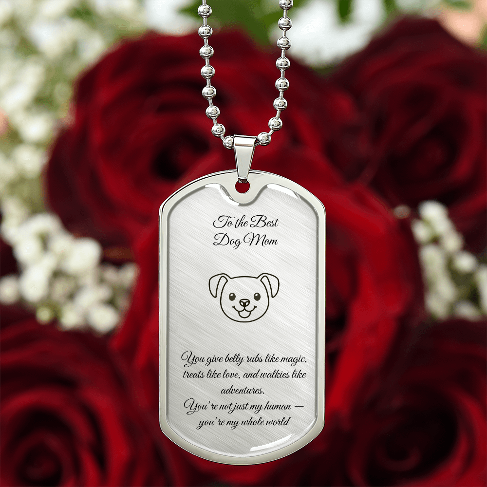 Personalized Dog Mom Dog Tags