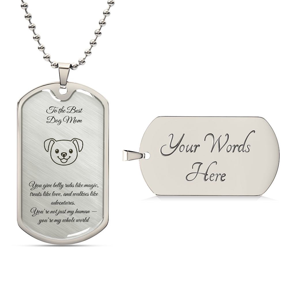 Personalized Dog Mom Dog Tags