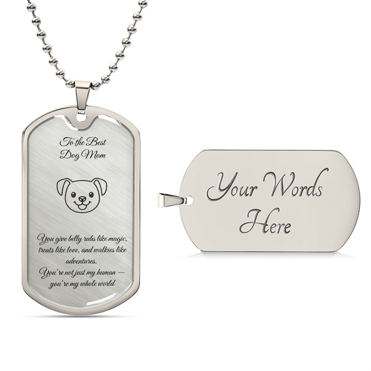Personalized Dog Mom Dog Tags