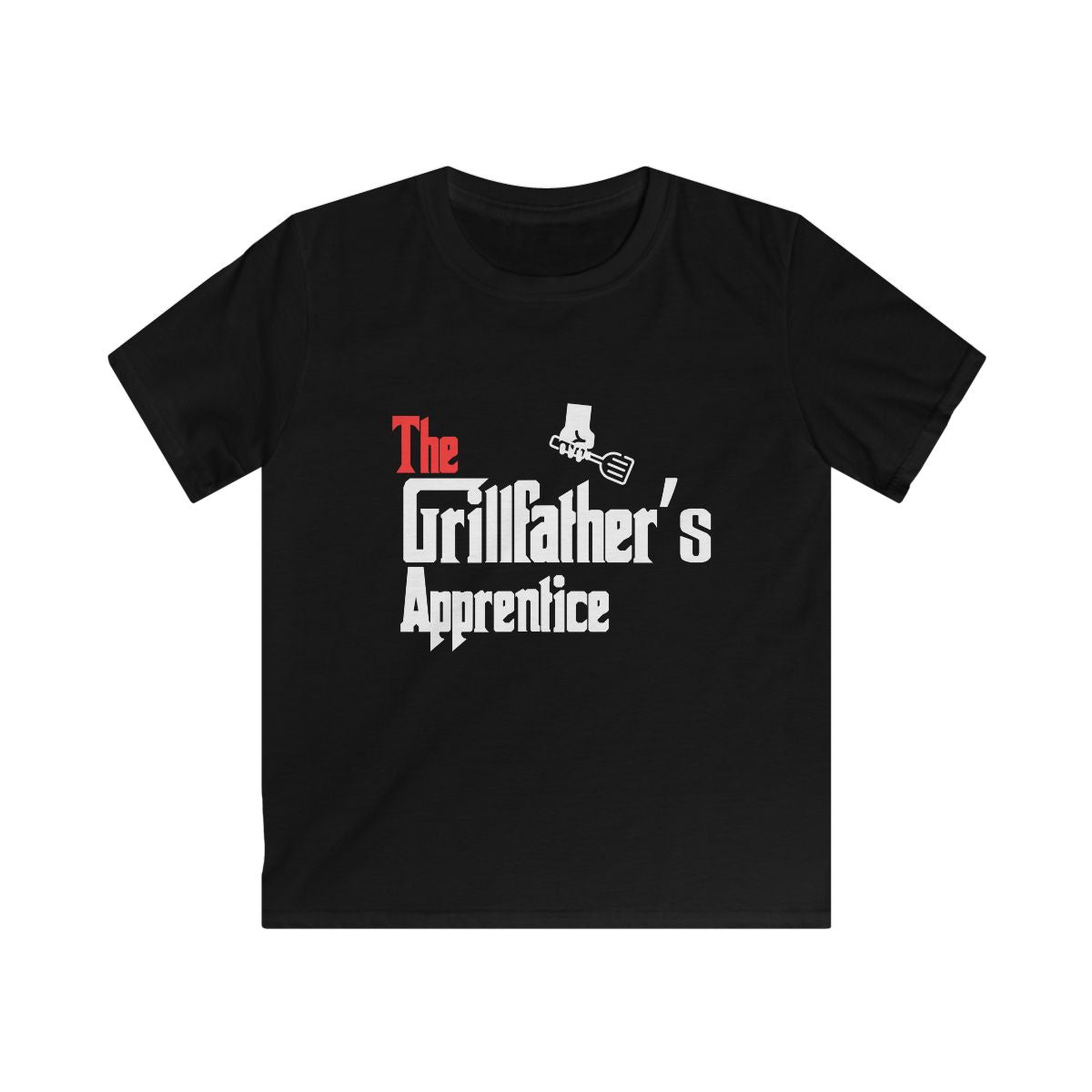 Kids Tee - The Grillfather Apprentice BBQ T-shirt for Children