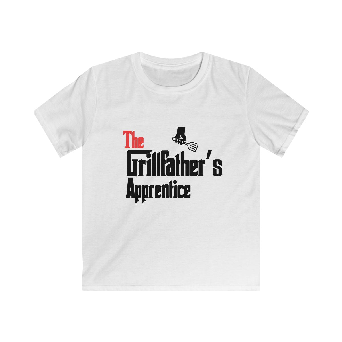 Kids Tee - The Grillfather Apprentice BBQ T-shirt for Children